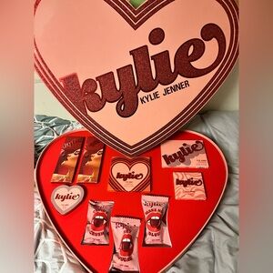 Kylie Cosmetics Heart Collection with Red and Pink Packaging